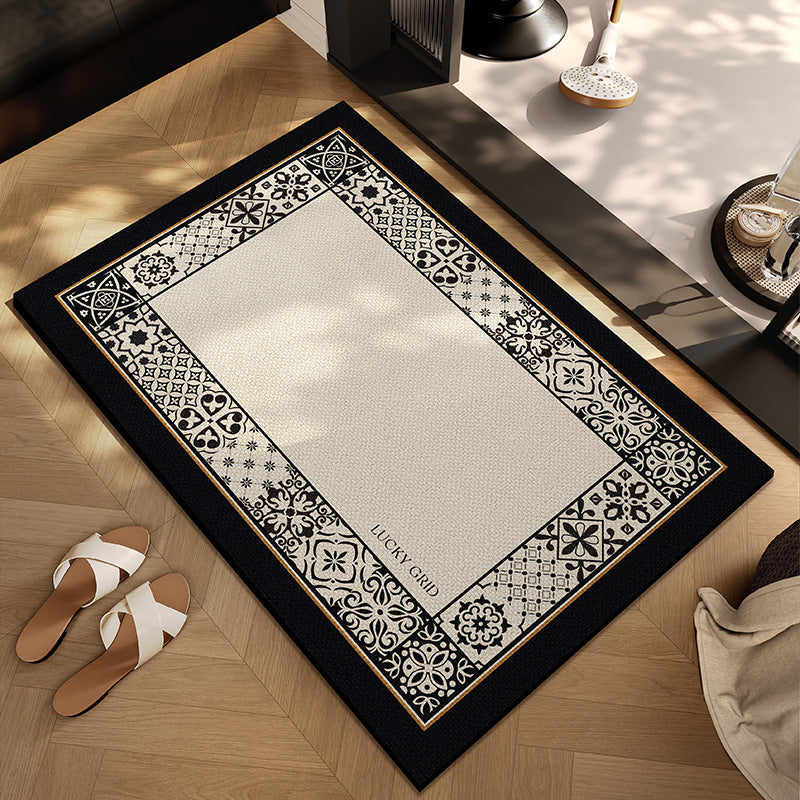 Checkerboard Patterned Entryway Mat | Thrascher