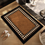 Checkerboard Patterned Entryway Mat | Thrascher