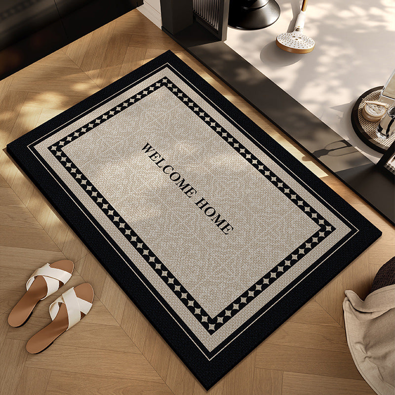 Checkerboard Patterned Entryway Mat | Thrascher