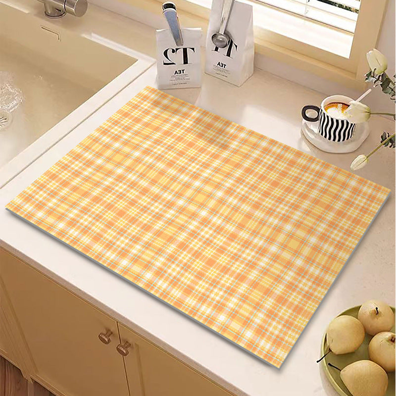 Checkered Kitchen Mat | Thrascher
