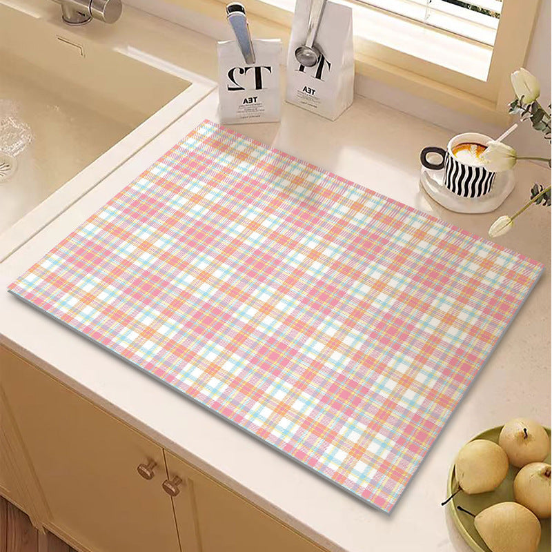 Checkered Kitchen Mat | Thrascher