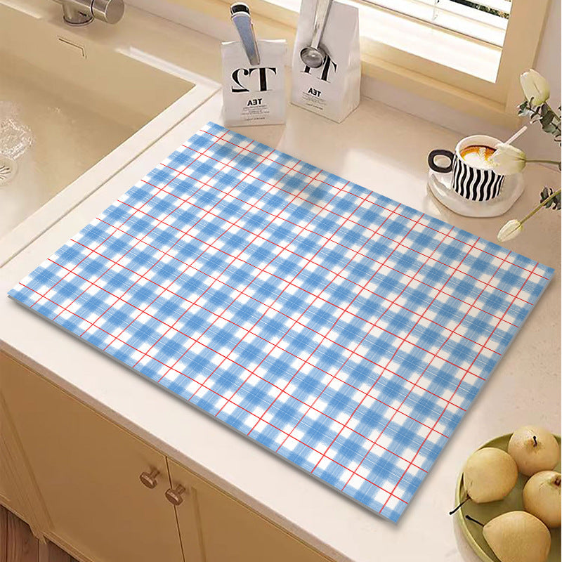 Checkered Kitchen Mat | Thrascher