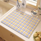 Checkered Kitchen Mat | Thrascher