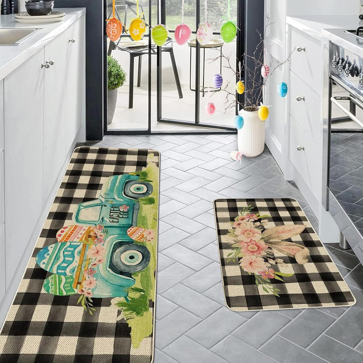Children's Easter-Themed Kitchen Floor Mat | Thrascher