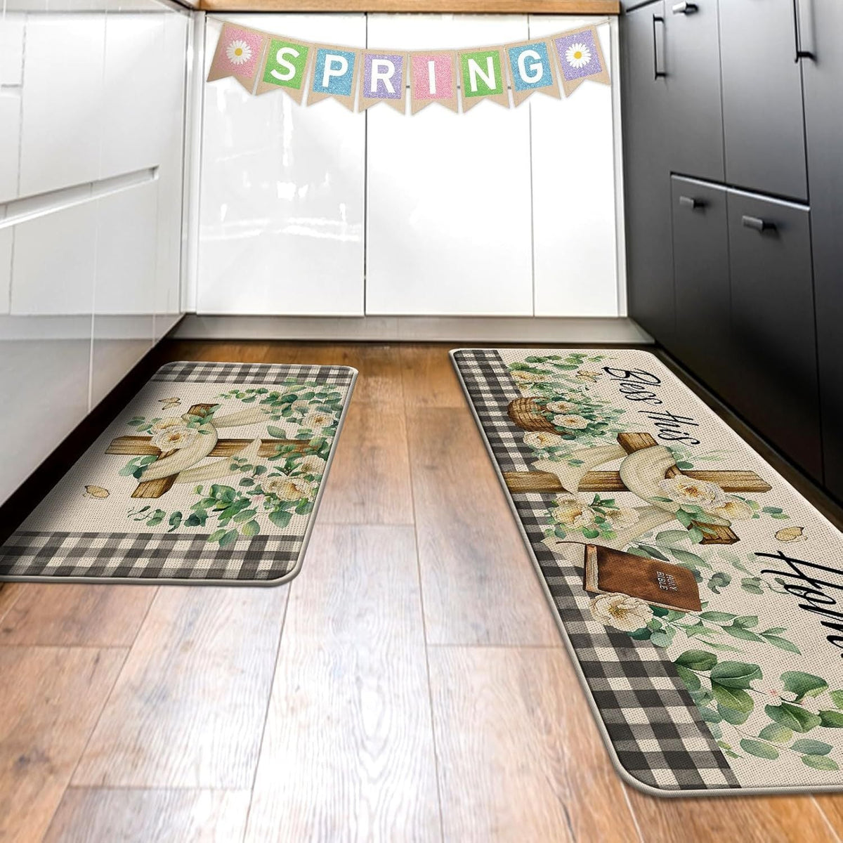 Children's Easter-Themed Kitchen Floor Mat | Thrascher