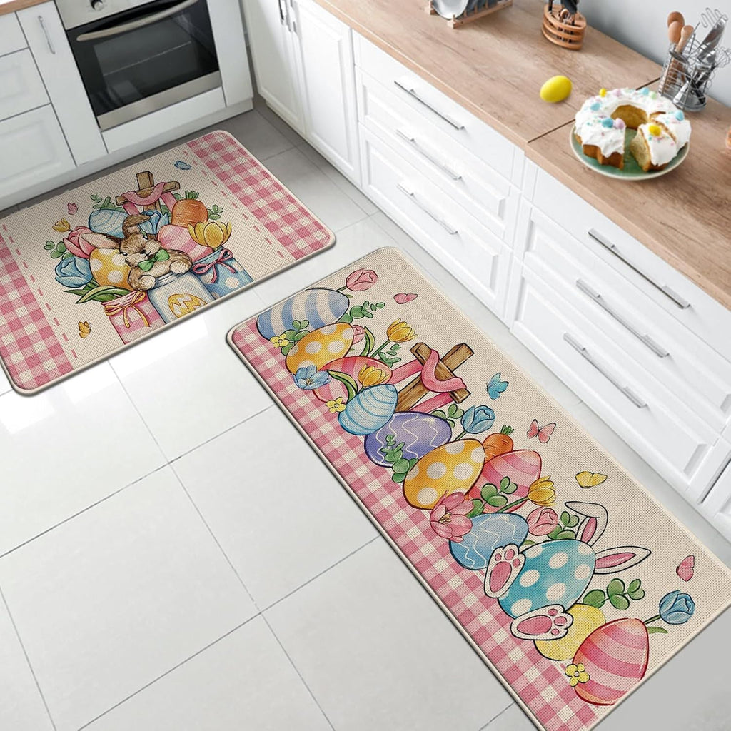 Children's Easter-Themed Kitchen Floor Mat | Thrascher