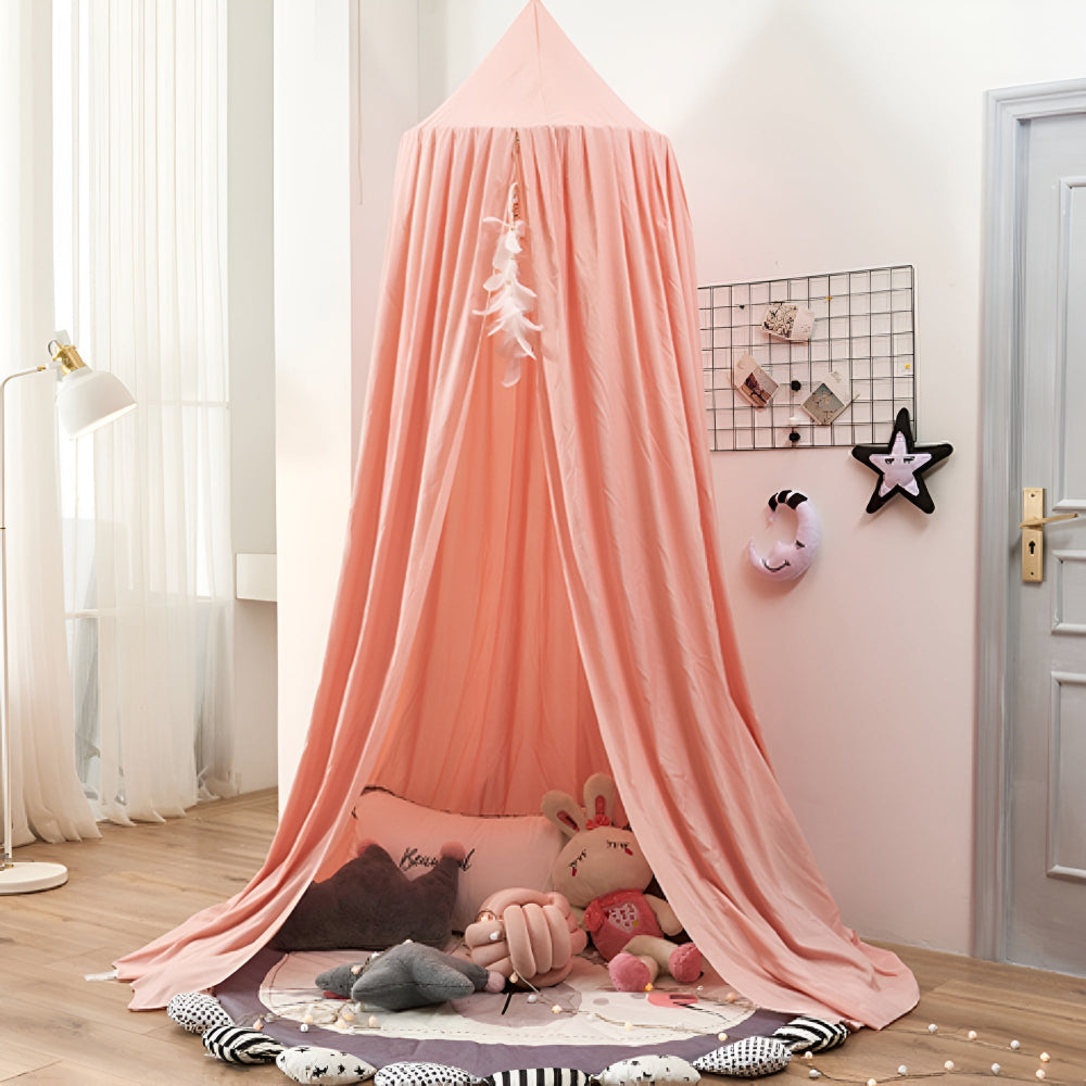 Children’s Microfiber Canopy Reading Nook Tent, 25.5 in Diameter, view 10