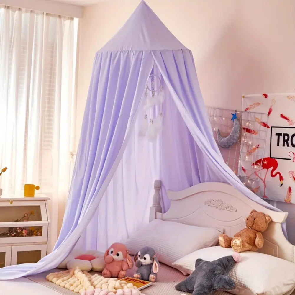 Children’s Microfiber Canopy Reading Nook Tent, 25.5 in Diameter, view 4