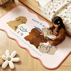 Children's Playful Animal Design Area Rug | Thrascher