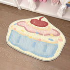 Children's Playful Cat-Shaped Area Mat | Thrascher