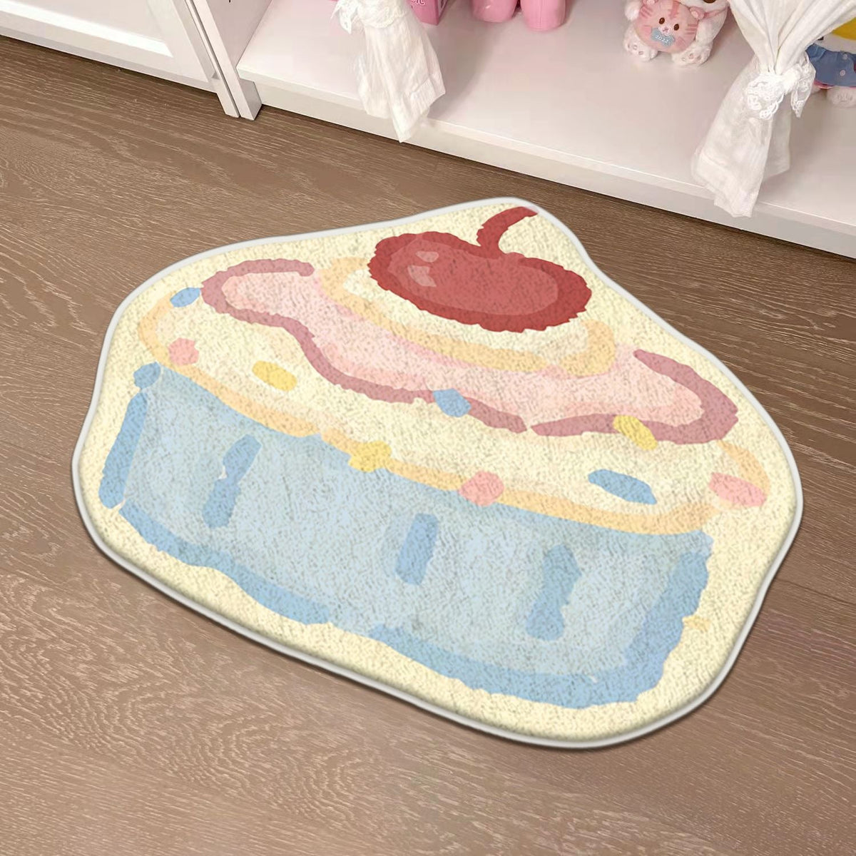 Children's Playful Cat-Shaped Area Mat | Thrascher