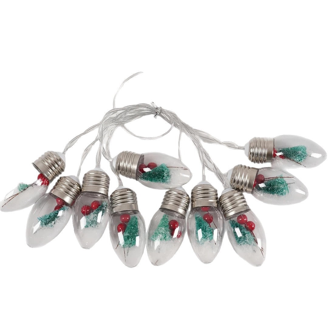 Christmas Snow Globe LED Lamp String Lights | Thrascher