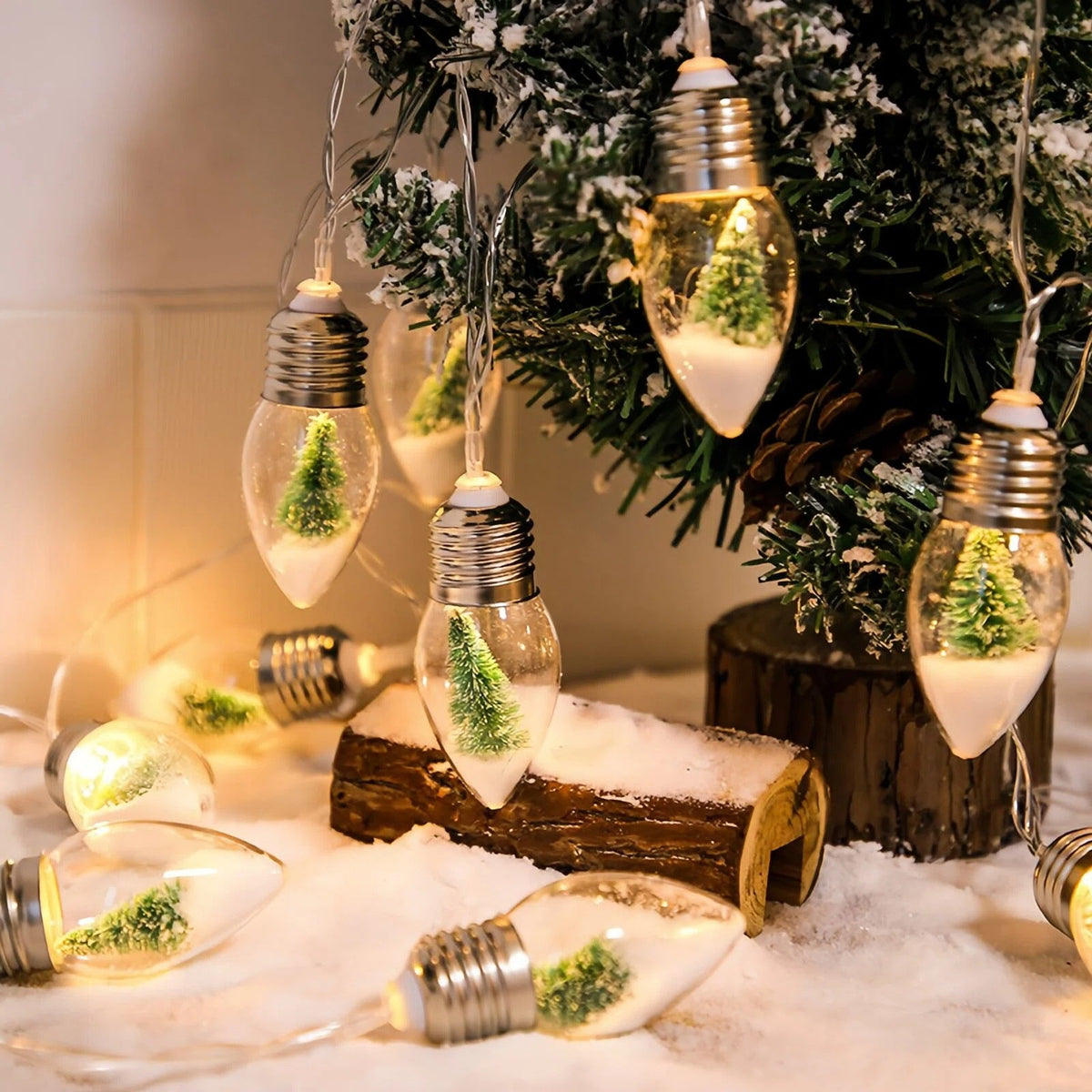 Christmas Snow Globe LED Lamp String Lights | Thrascher