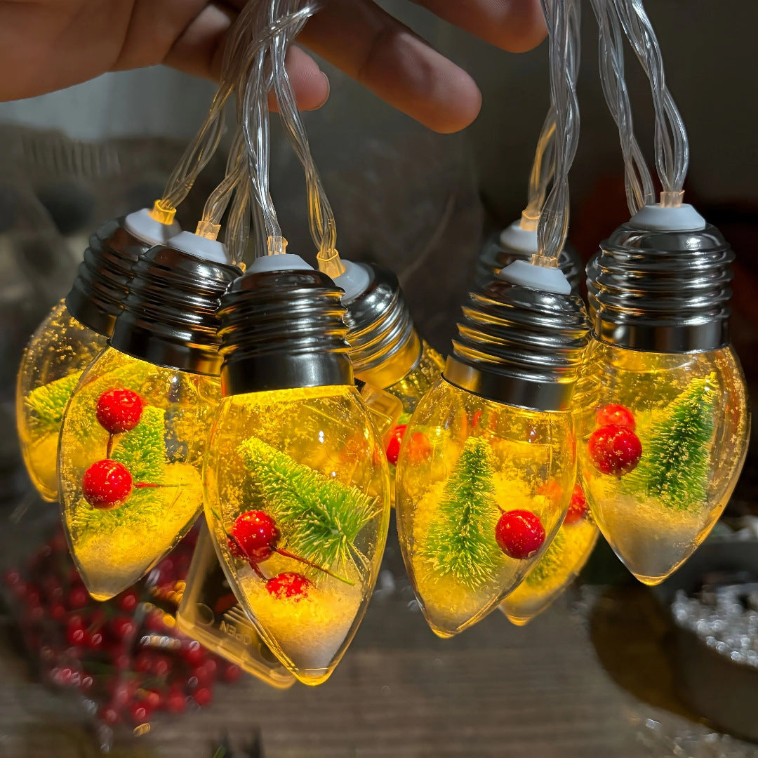 Christmas Snow Globe LED Lamp String Lights | Thrascher