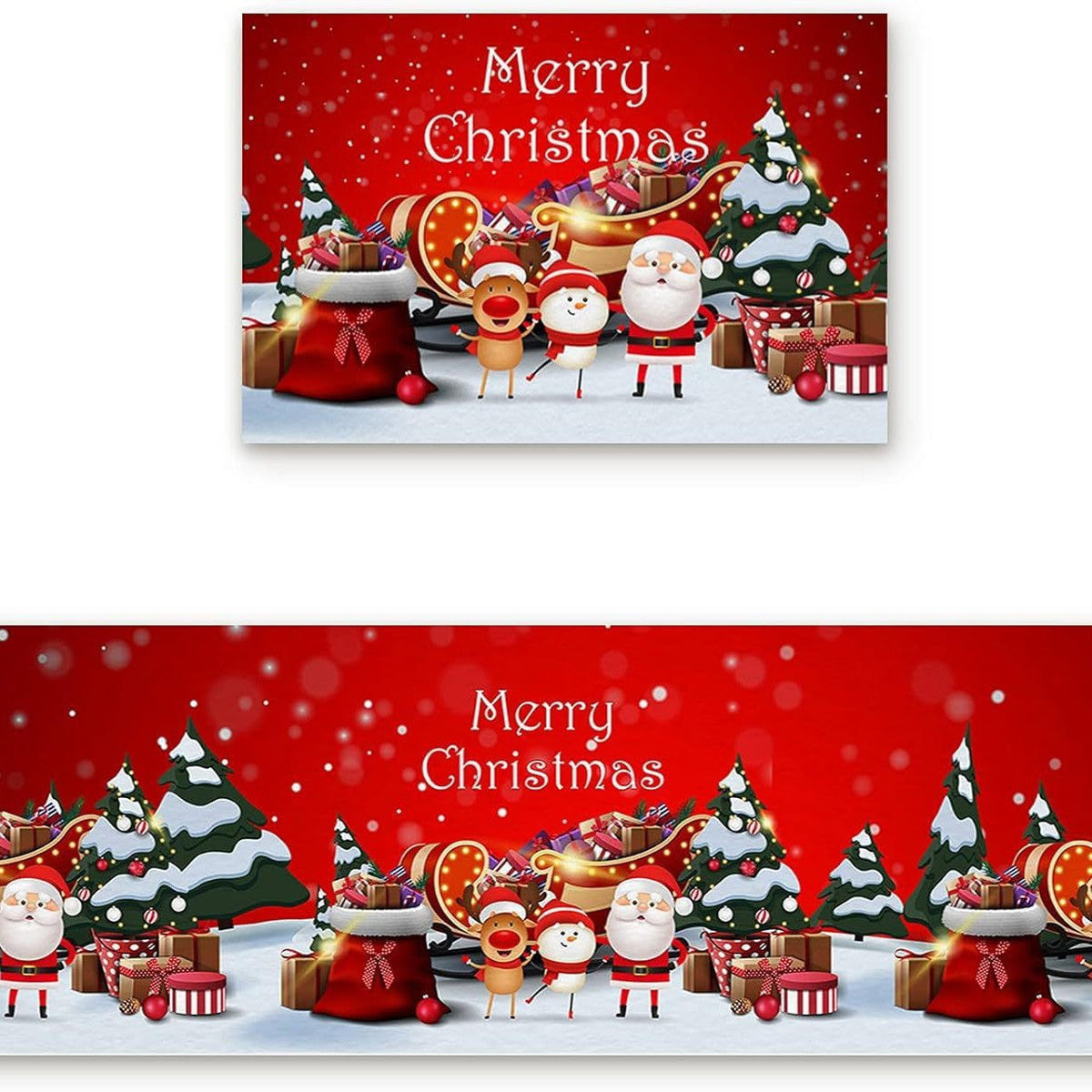 Christmas Themed Decorative Table Runner | Thrascher