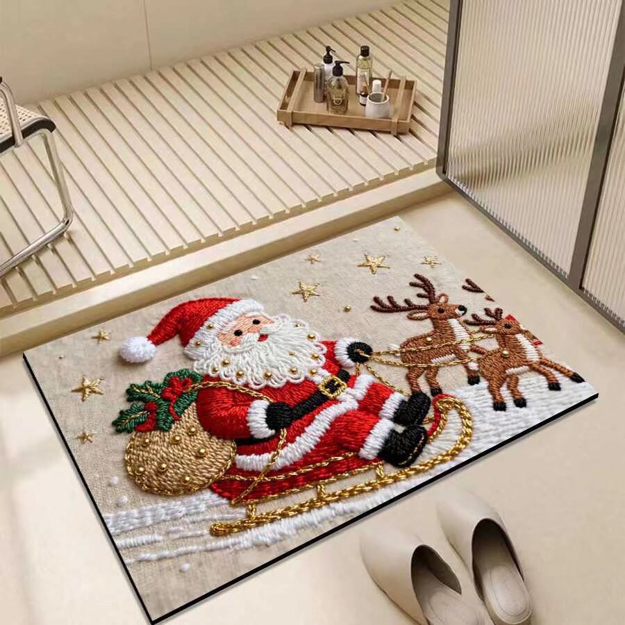 Christmas-Themed Entrance Mat | Thrascher