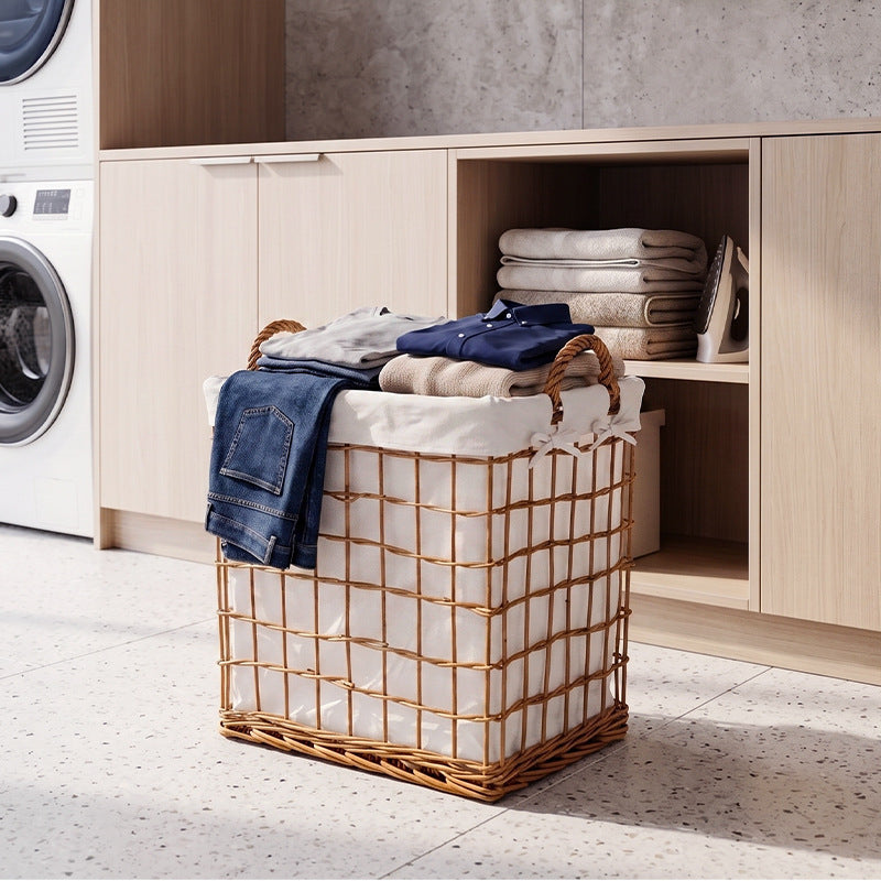 Classic Storage Basket with Removable Fabric Insert | Thrascher