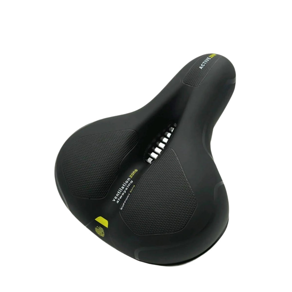 Ergonomic Gel Bike Saddle with Rear Reflector, 27 × 22 cm