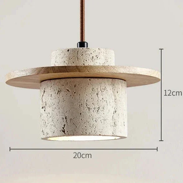 Clylola Travertine Pendant Lamp
