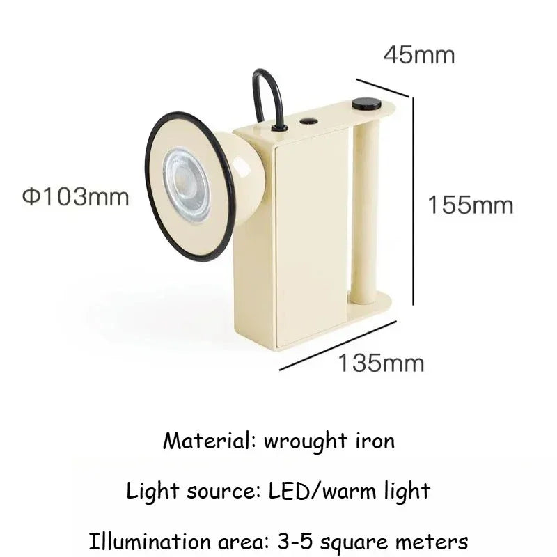 Clyndvia Compact Magnetic Wall Lamp