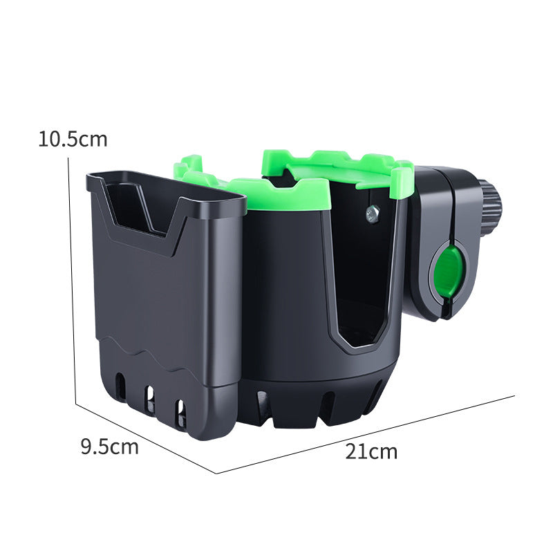 2-in-1 Universal Cup and Phone Holder for Strollers, Bikes & More