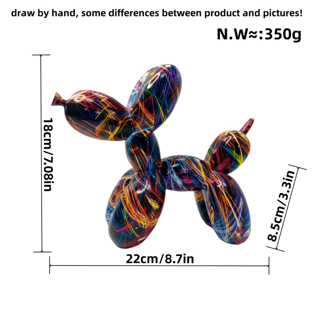 Colorful Balloon Dog Sculpture | Thrascher