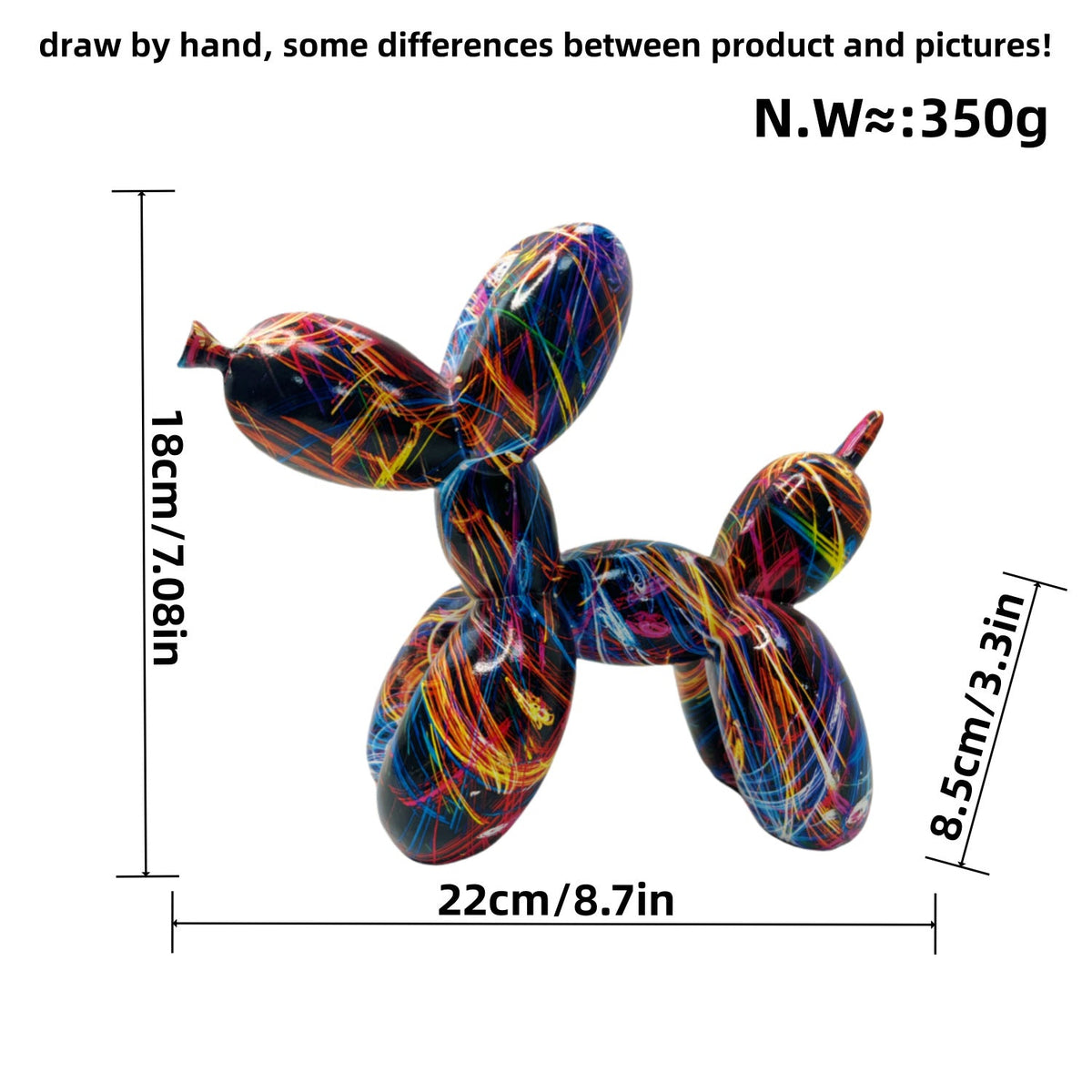 Colorful Balloon Dog Sculpture | Thrascher