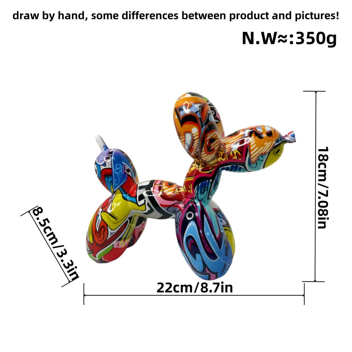 Colorful Balloon Dog Sculpture | Thrascher
