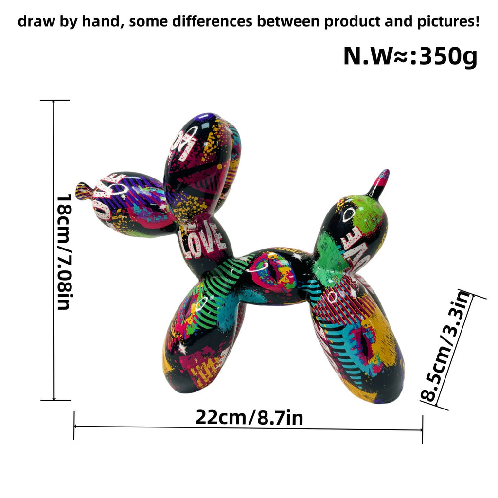 Colorful Balloon Dog Sculpture | Thrascher