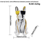 Colorful Bulldog Decoration Figurine made of Resin | Thrascher