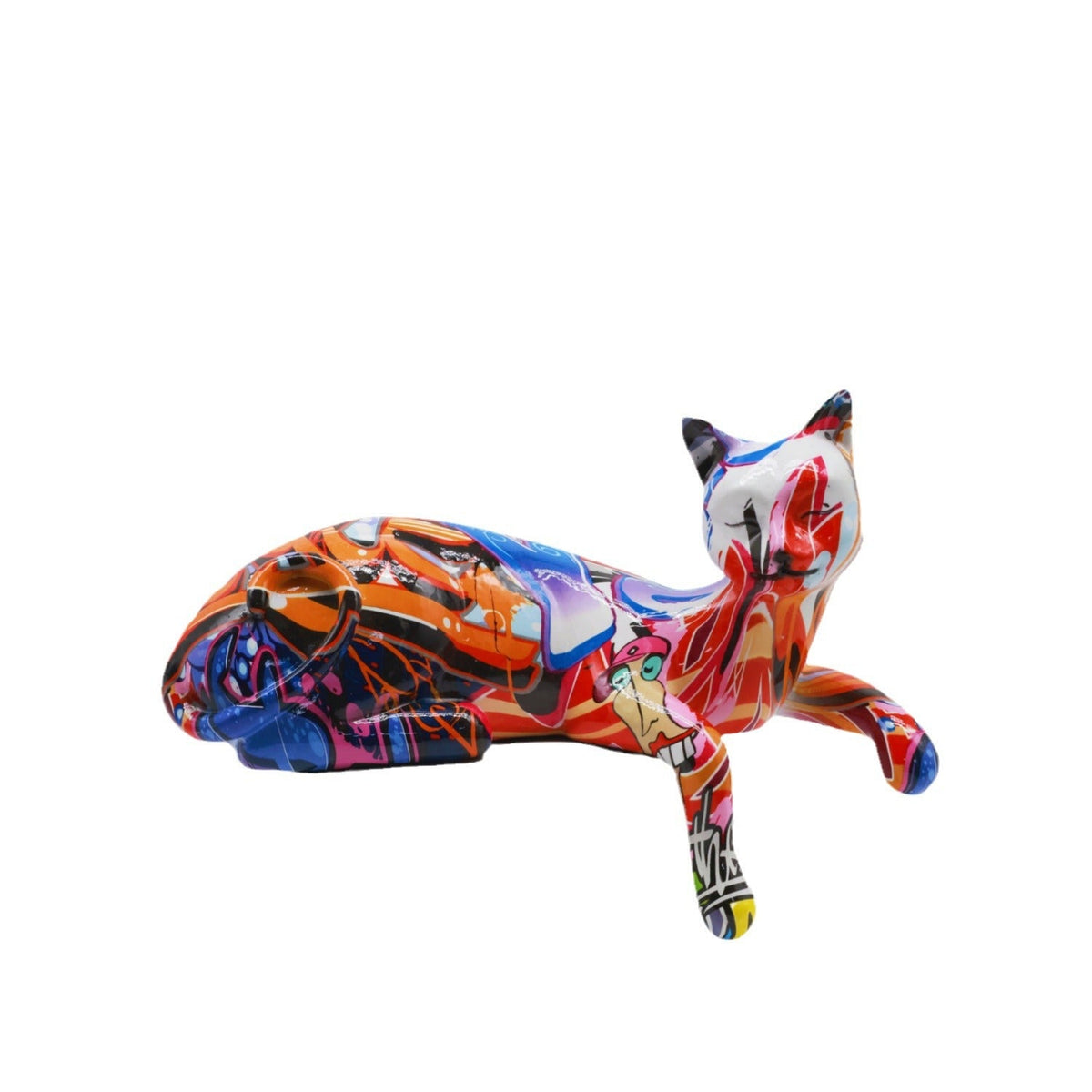 Colorful Cat Sculpture | Thrascher