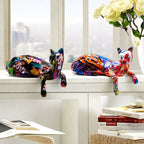 Colorful Cat Sculpture | Thrascher