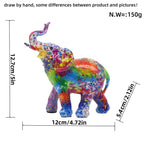 Colorful Elephants Figure | Thrascher