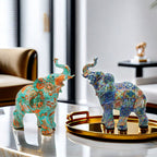 Colorful Elephants Figure | Thrascher