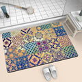 Colorful Geometric Pattern Bath Mat | Thrascher