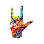 Colorful Hand Sculpture | Thrascher