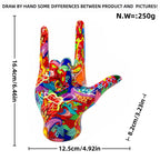 Colorful Hand Sculpture | Thrascher