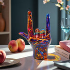 Colorful Hand Sculpture | Thrascher
