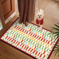 Colorful Patterned Floor Mat | Thrascher