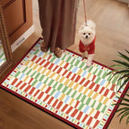 Colorful Patterned Floor Mat | Thrascher