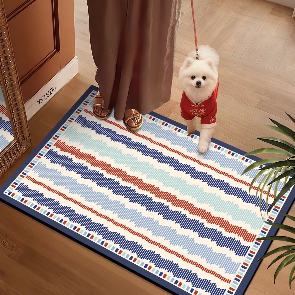 Colorful Patterned Floor Mat | Thrascher