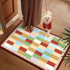 Colorful Patterned Floor Mat | Thrascher