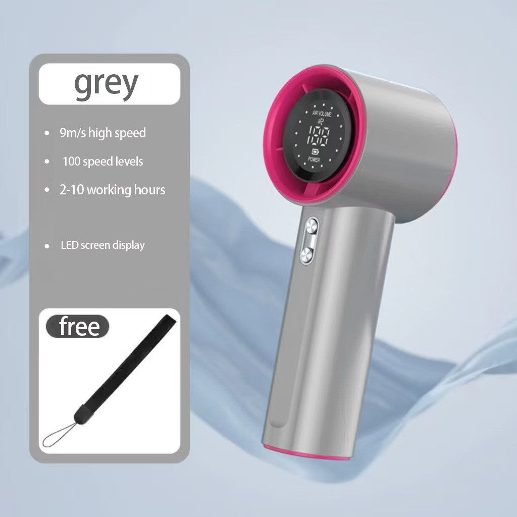 Compact Cordless Hair Dryer with LED Display and Adjustable Speed, view 9