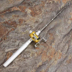 Compact FRP Fishing Rod and Spinning Reel, 21 cm Closed, 97 cm Extended, view 4