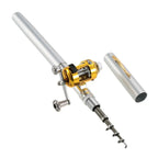 Compact FRP Fishing Rod and Spinning Reel, 21 cm Closed, 97 cm Extended, view 5