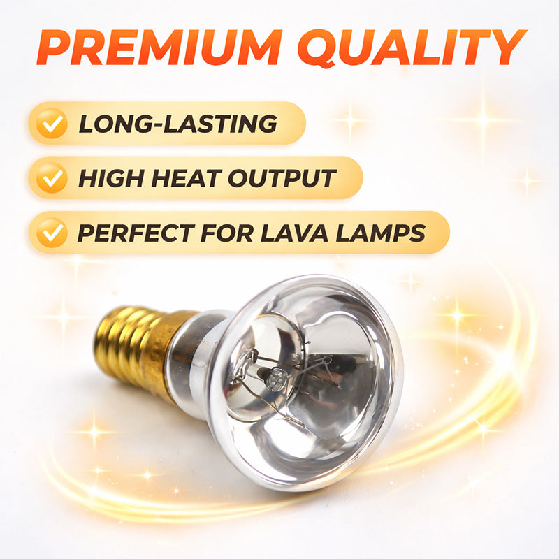 Compact Reflector Lava Lamp Replacement Bulb with Small Screw Base, view 2