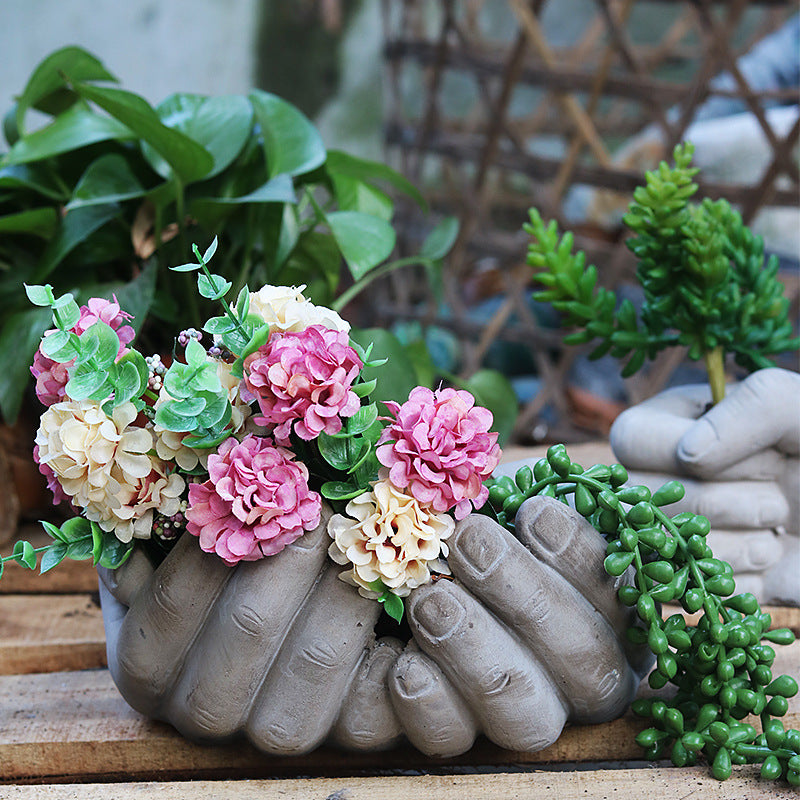 Concrete Decorative Hand Sculpture | Thrascher
