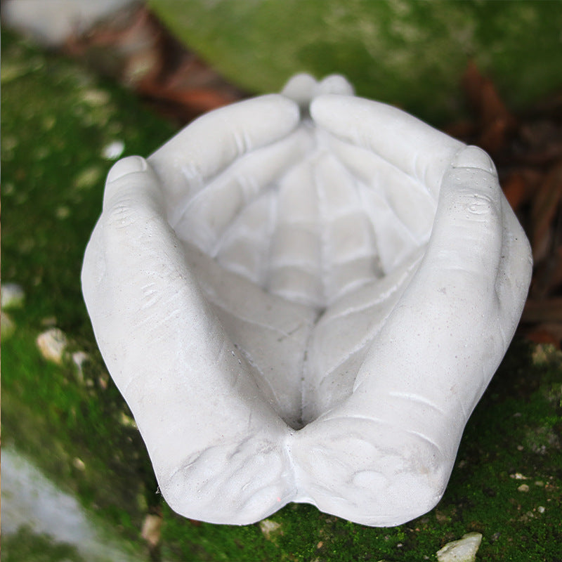 Concrete Decorative Hand Sculpture | Thrascher