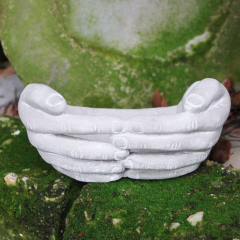 Concrete Decorative Hand Sculpture | Thrascher