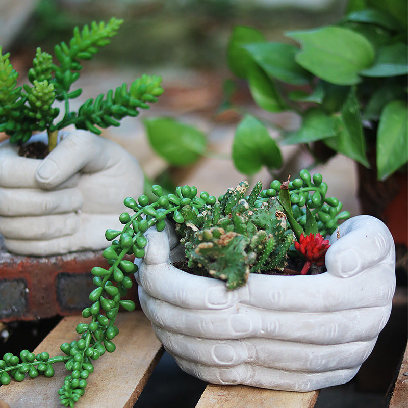 Concrete Decorative Hand Sculpture | Thrascher